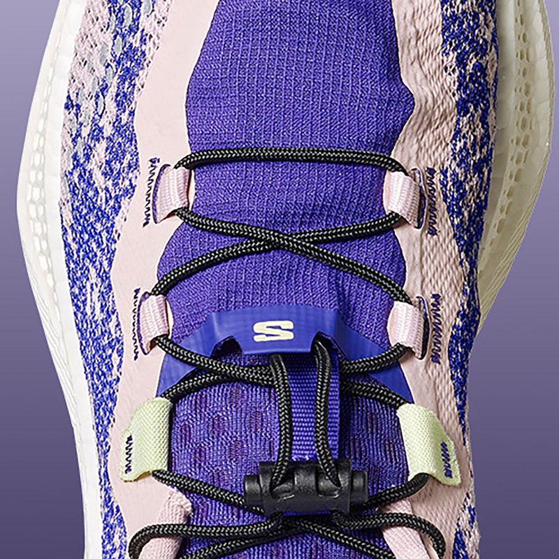 Dámske bežecké topánky Salomon Aero Glide 4 GRVL shadow gray/deep blue/butterfly 5
