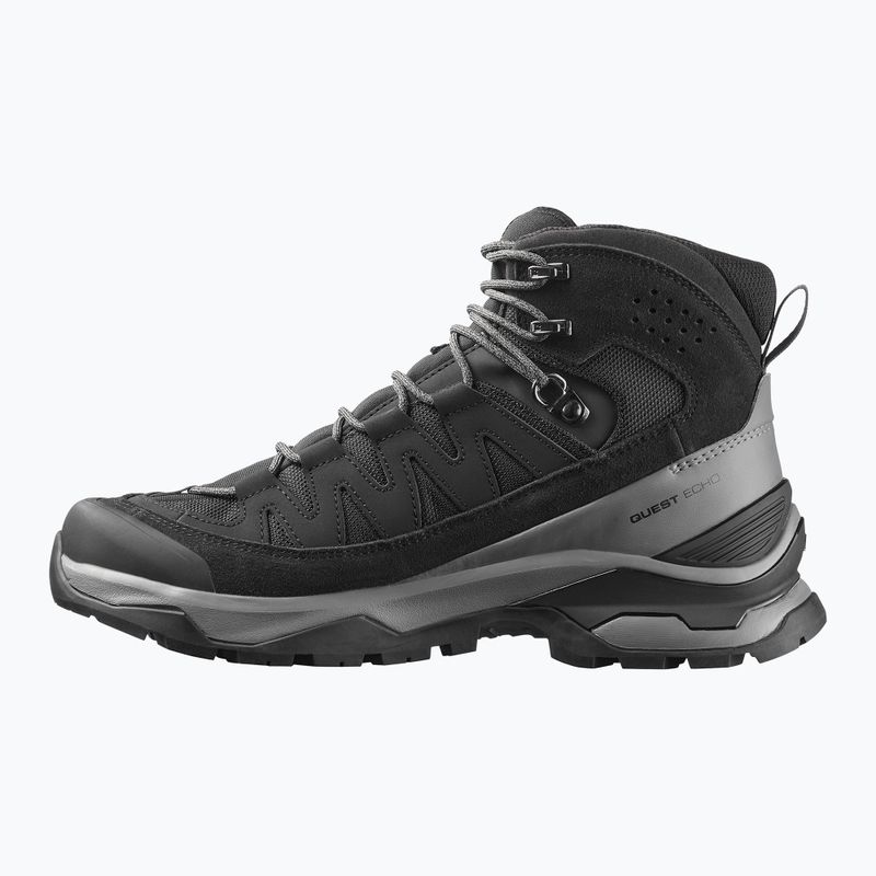 Pánske trekingové topánky Salomon Quest Echo GTX black/clrock/black 2