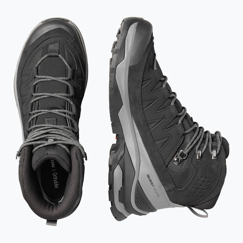 Pánske trekingové topánky Salomon Quest Echo GTX black/clrock/black 5