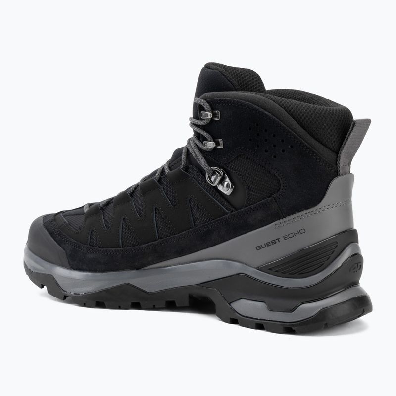 Pánske trekingové topánky Salomon Quest Echo GTX black/clrock/black 3