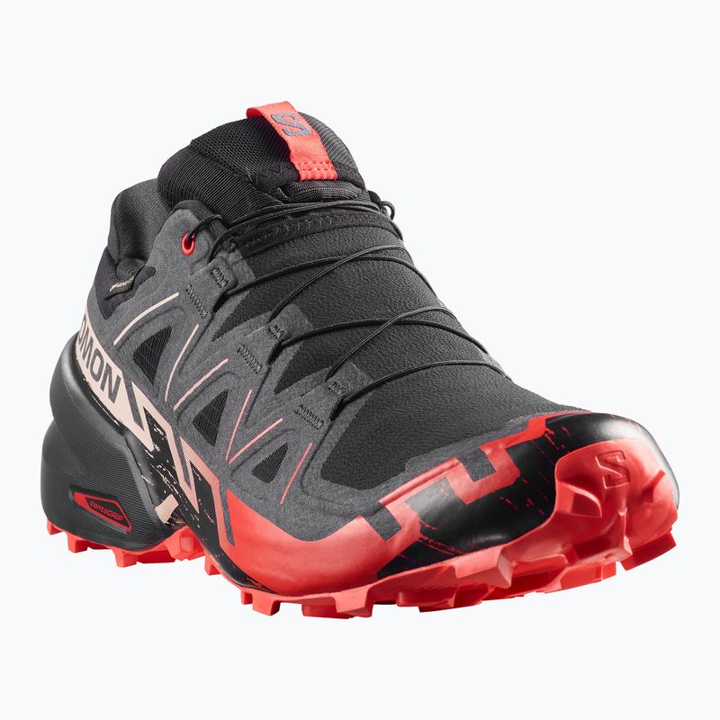 Pánske bežecké topánky Salomon Speedcross 6 GTX black/fiery red 2