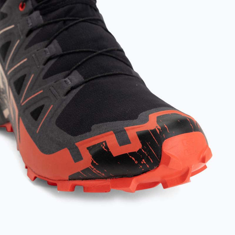 Pánske bežecké topánky Salomon Speedcross 6 GTX black/fiery red 7