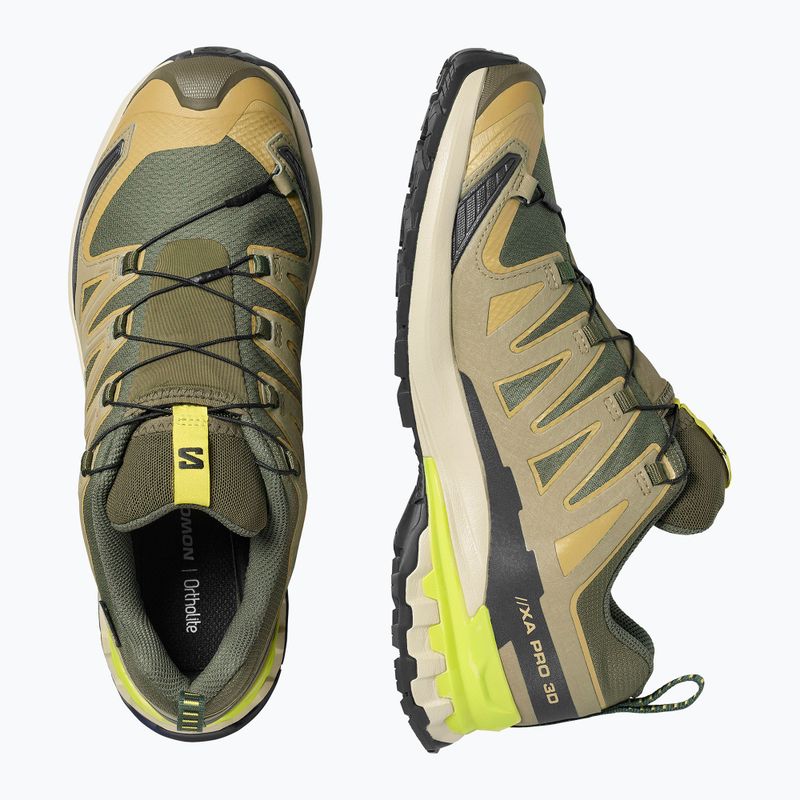 Pánske bežecké topánky Salomon XA Pro 3D V9 GTX grape leaf/aloe 3
