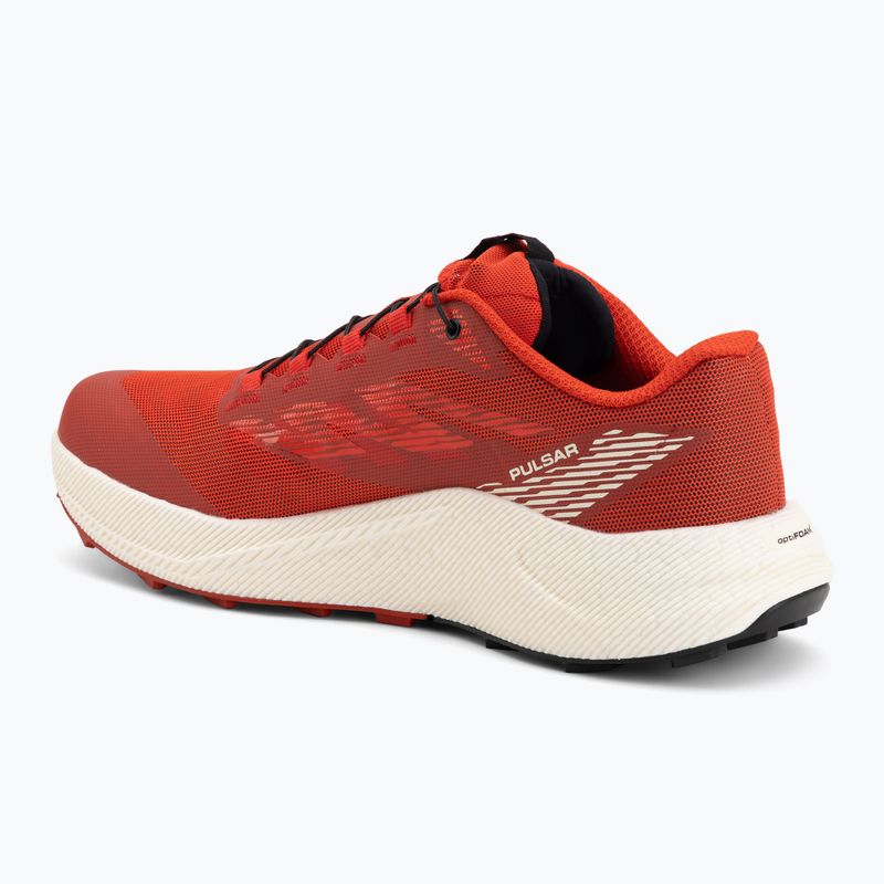 Pánske bežecké topánky Salomon Pulsar fiery red/vanilla ice/black 3