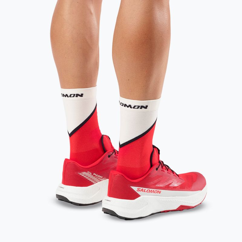 Pánske bežecké topánky Salomon Pulsar fiery red/vanilla ice/black 8