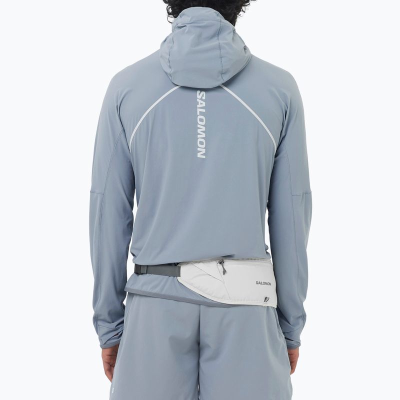 Pánska bežecká bunda Salomon Sense Aero Hybrid Half Zip Hooded trade winds 2