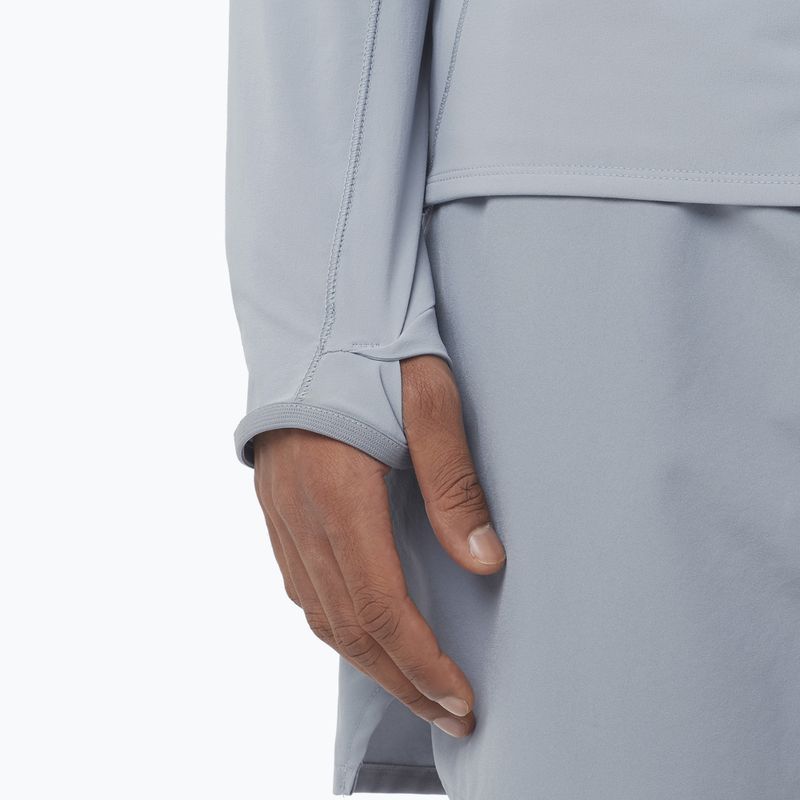 Pánska bežecká bunda Salomon Sense Aero Hybrid Half Zip Hooded trade winds 5