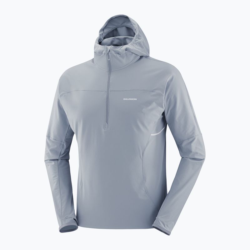 Pánska bežecká bunda Salomon Sense Aero Hybrid Half Zip Hooded trade winds 7