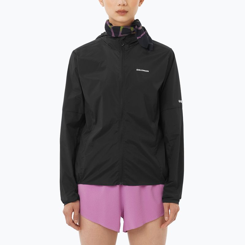 Dámska bežecká bunda Salomon Sense Aero Wind black