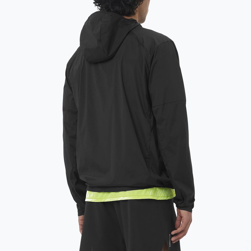 Pánska bežecká bunda Salomon Sense Aero Wind black 2