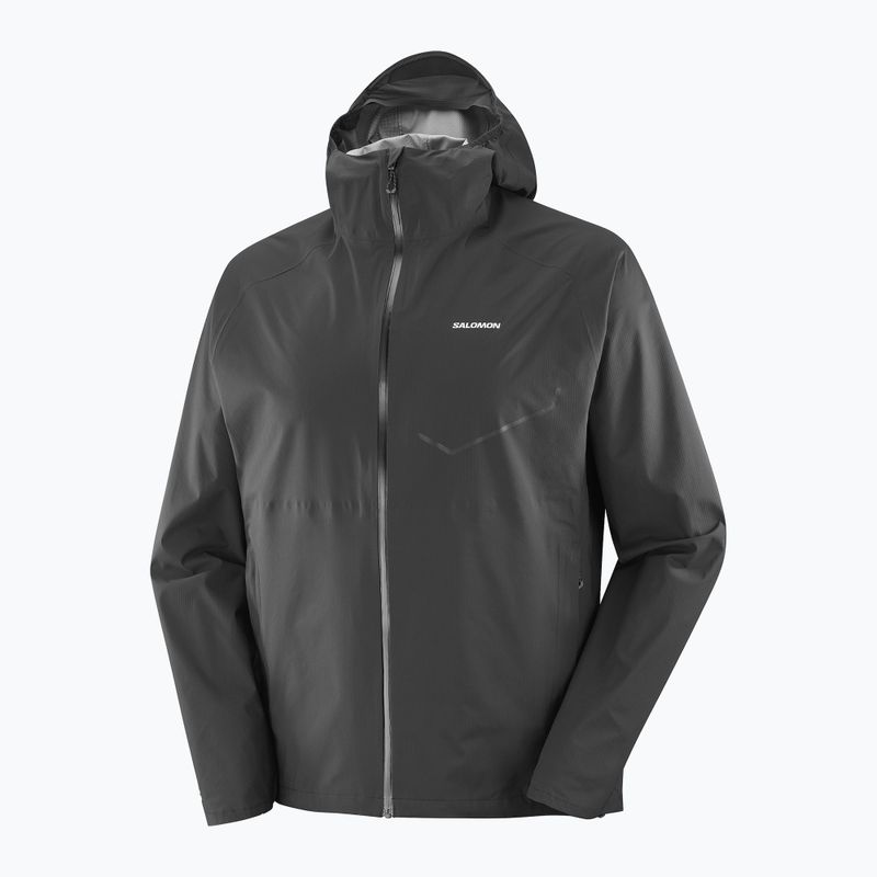 Pánska bežecká bunda Salomon Bonatti Waterproof dee black 7