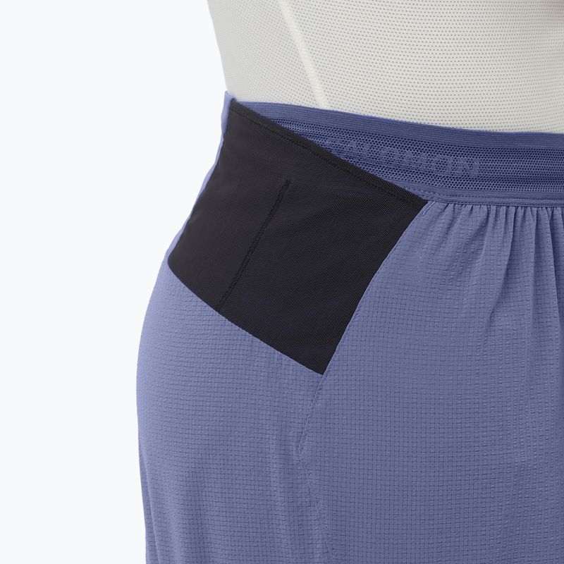 Pánske bežecké šortky Salomon Sense Aero Stow 5" marlin 5