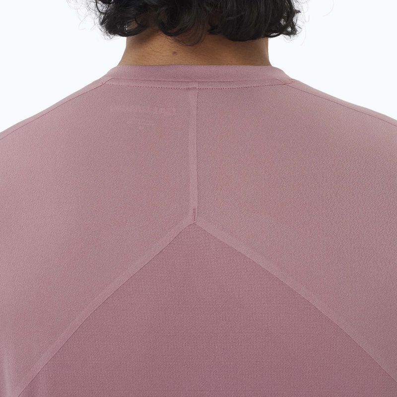 Pánske bežecké tričko Salomon Sense Aero SS Tee GFX dusky orchid 3