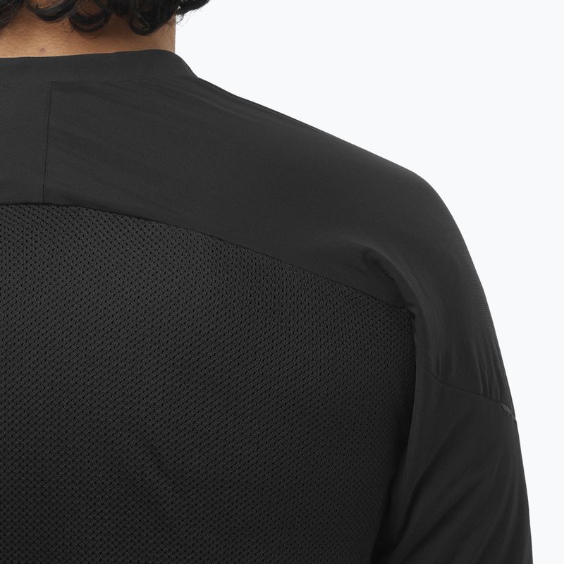 Pánska bežecká mikina Salomon Ultra Fleece Deep Black 4