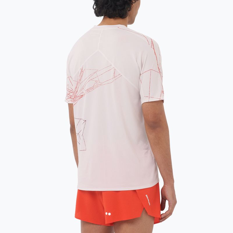 Pánske bežecké tričko Salomon S/Lab Speed Tee lilac ash/fiery red 2