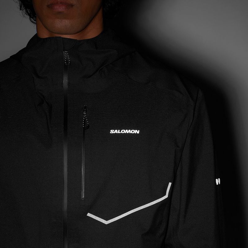 Pánska bežecká bunda Salomon S/Lab Bonatti Infinite Jacket deep black 7