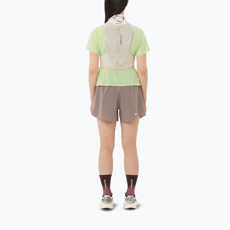 Dámske bežecké šortky Salomon Sense Aero Stow 4" iron 2