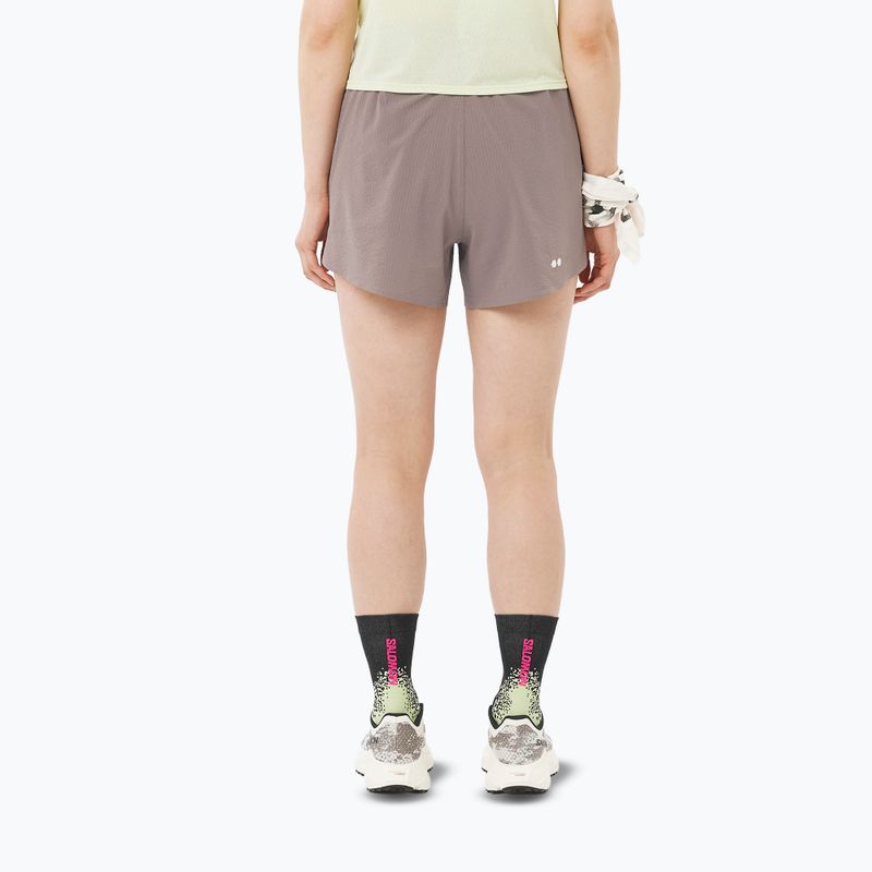 Dámske bežecké šortky Salomon Sense Aero Stow 4" iron 3