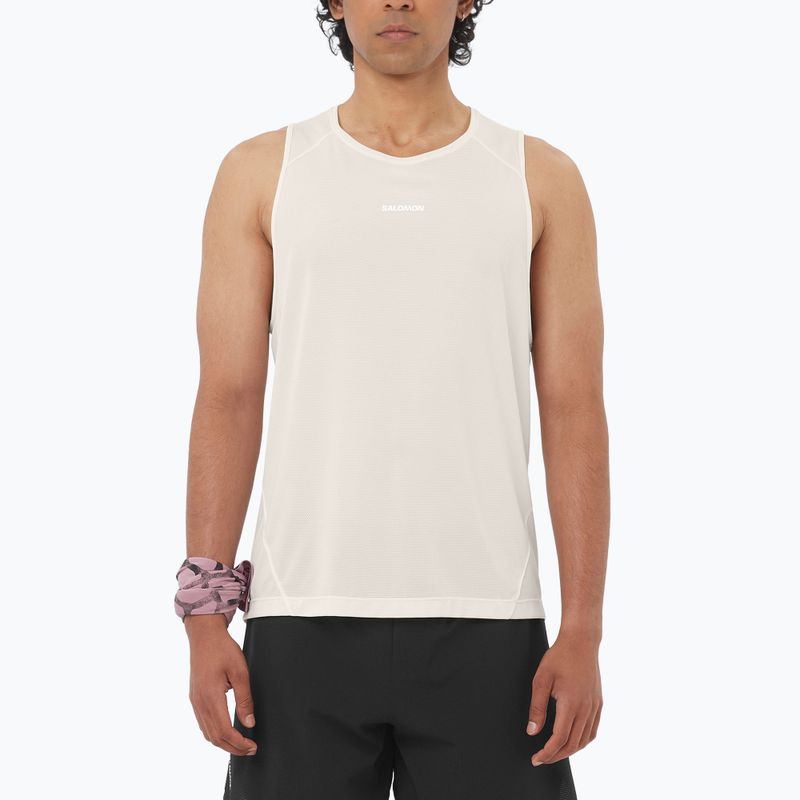 Pánske tričko Salomon Shakeout Core whisper white