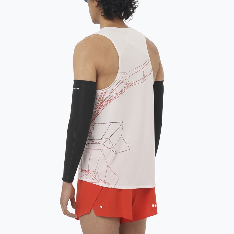 Pánske bežecké tričko Salomon S/Lab Speed Tee lilac ash/fiery red 2