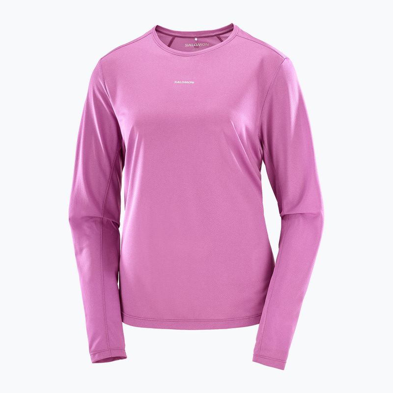 Dámske bežecké tričko longsleeve Salomon Shakeout Core iris orchid 3