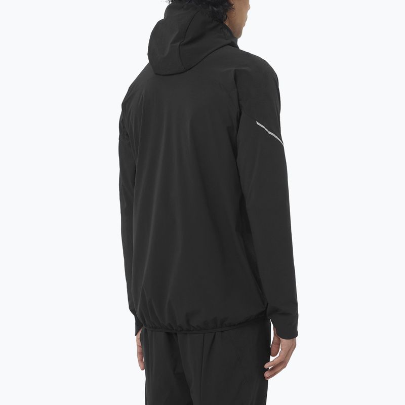 Pánska bežecká bunda Salomon Ultra Softshell Jacket deep black 2