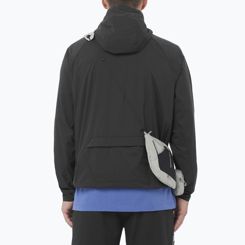 Pánska vetrovka Salomon Outwind Full Zip deep black 2