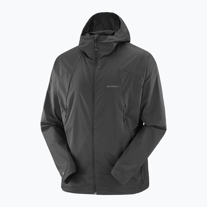 Pánska vetrovka Salomon Outwind Full Zip deep black 7