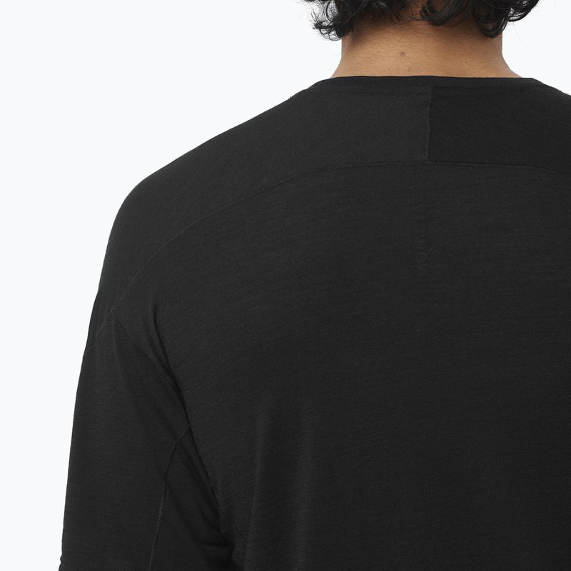 Pánske bežecké tričko Salomon Ultra Tee deep black 4