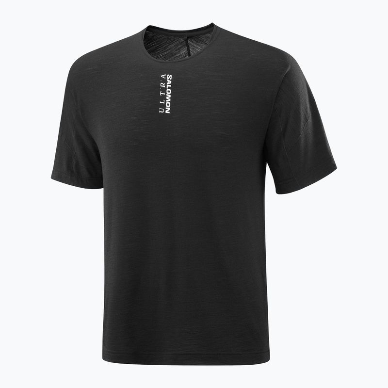 Pánske bežecké tričko Salomon Ultra Tee deep black 5