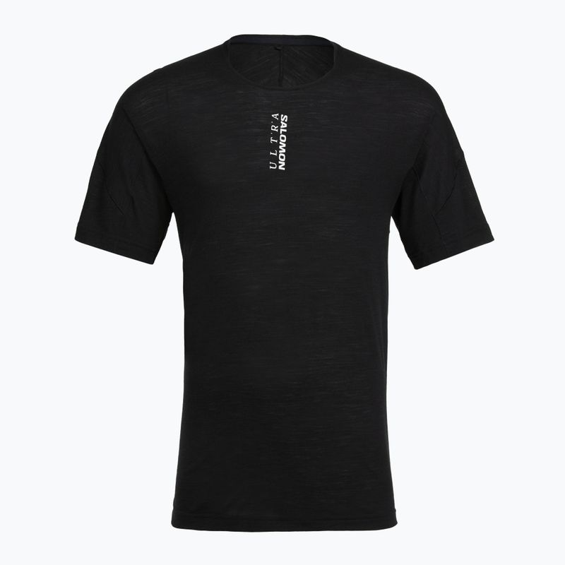 Pánske bežecké tričko Salomon Ultra Tee deep black 5