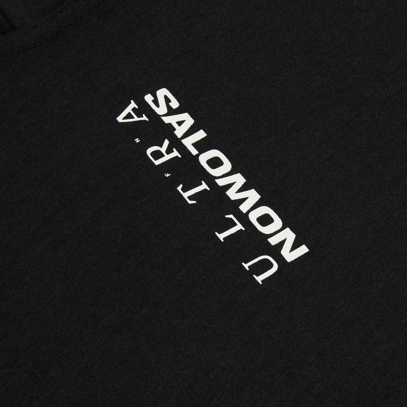 Pánske bežecké tričko Salomon Ultra Tee deep black 7