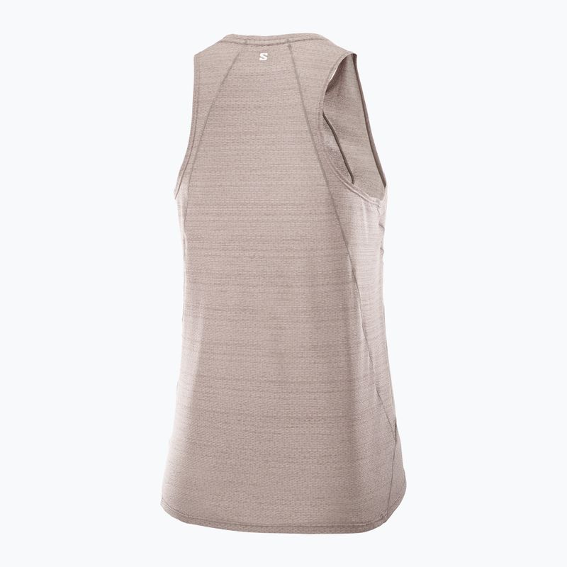 Dámske bežecké tričko Salomon SHAKEout Air Tank iron 4