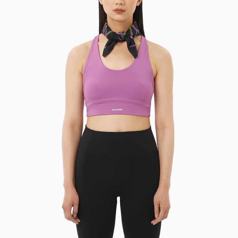 Tréningová podprsenka Salomon SHAKEout Core iris orchid 3