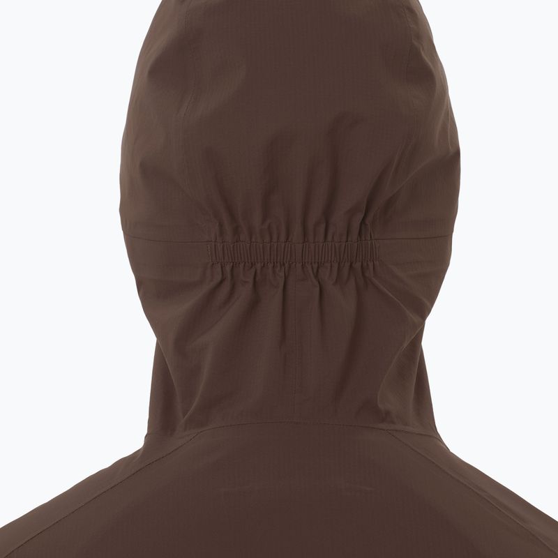 Pánska bežecká bunda Salomon Bonatti Waterproof coffee bean 3
