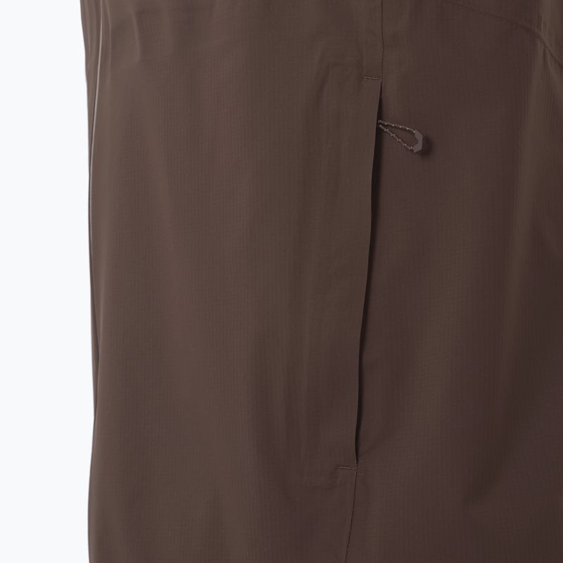Pánska bežecká bunda Salomon Bonatti Waterproof coffee bean 5