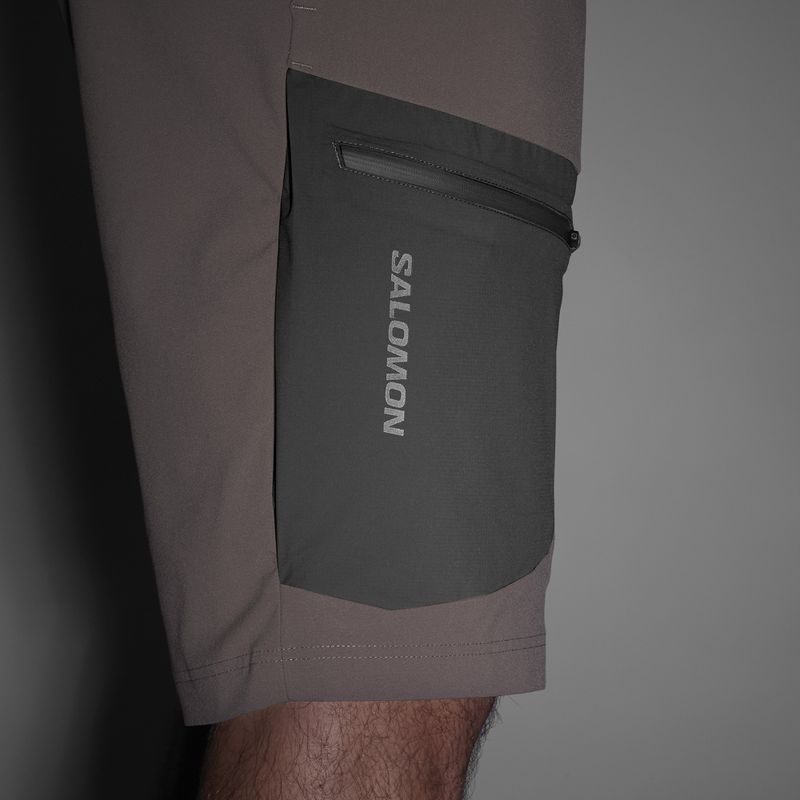 Pánske trekingové šortky Salomon Outerpath Utility iron 7