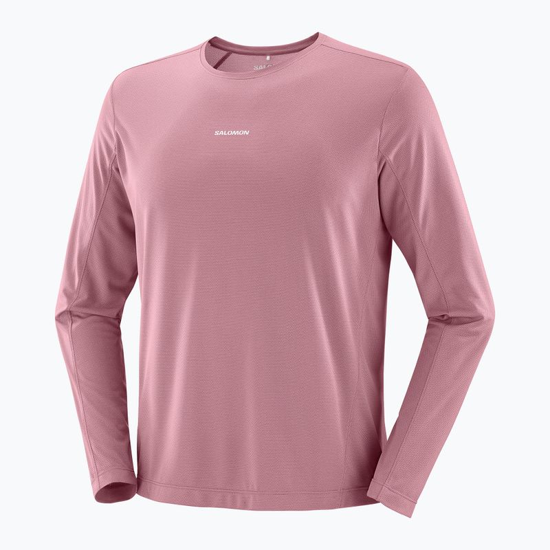 Pánske bežecké tričko longsleeve Salomon Shakeout Core dusky orchid 3