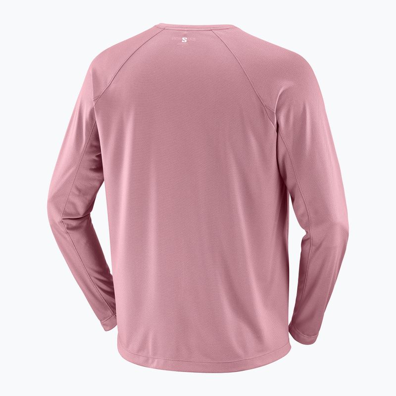 Pánske bežecké tričko longsleeve Salomon Shakeout Core dusky orchid 4