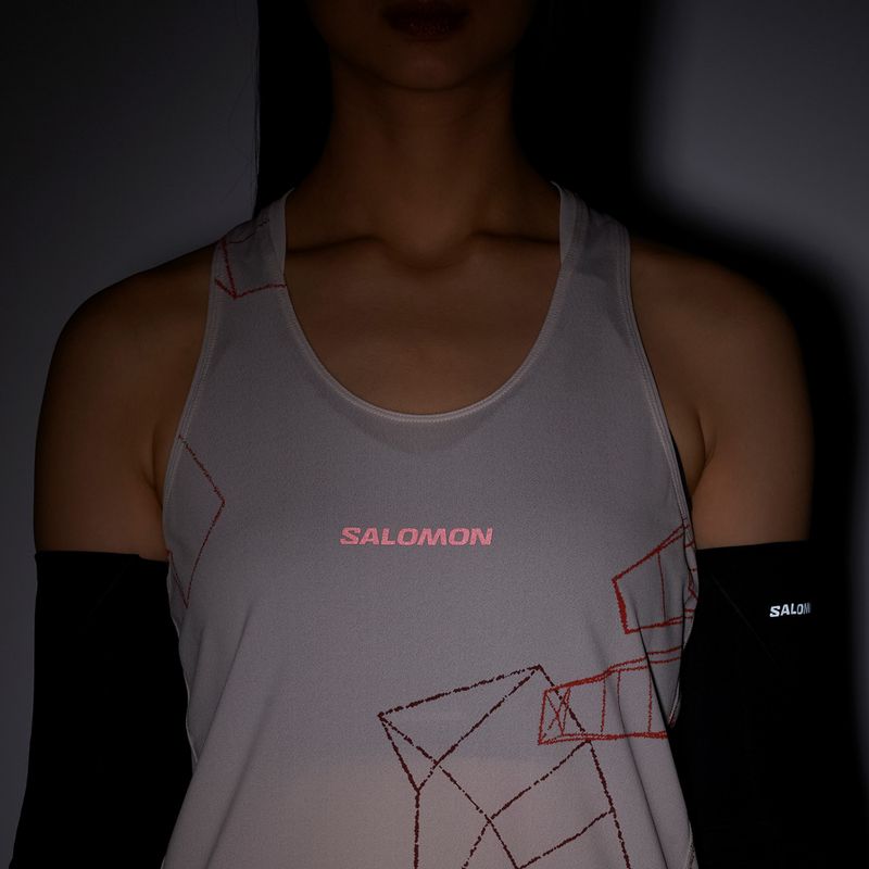 Dámske bežecké tričko Salomon S/Lab Speed Tee lilac ash 5