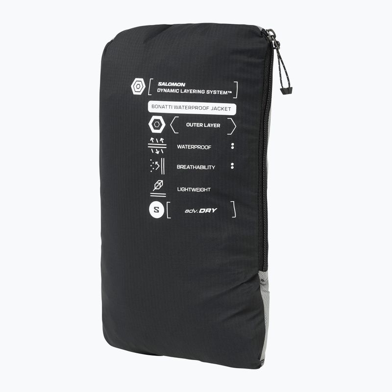 Dámska bežecká bunda Salomon Bonatti Waterproof deep black 8