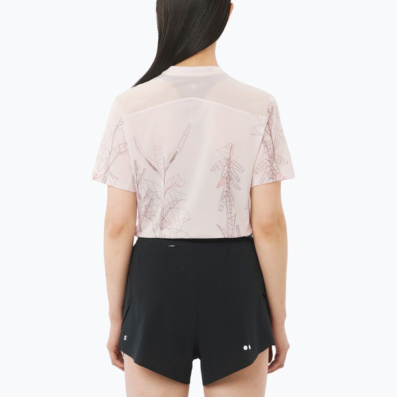 Dámske bežecké tričko Salomon S/Lab Ultra Tee Aop lilac ash 2
