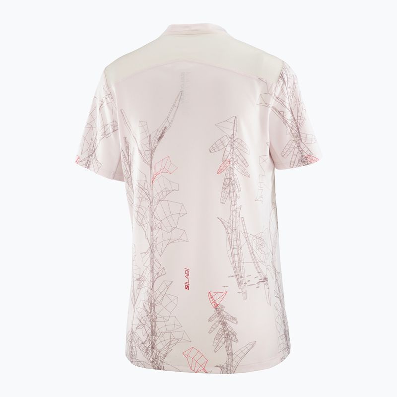 Dámske bežecké tričko Salomon S/Lab Ultra Tee Aop lilac ash 5