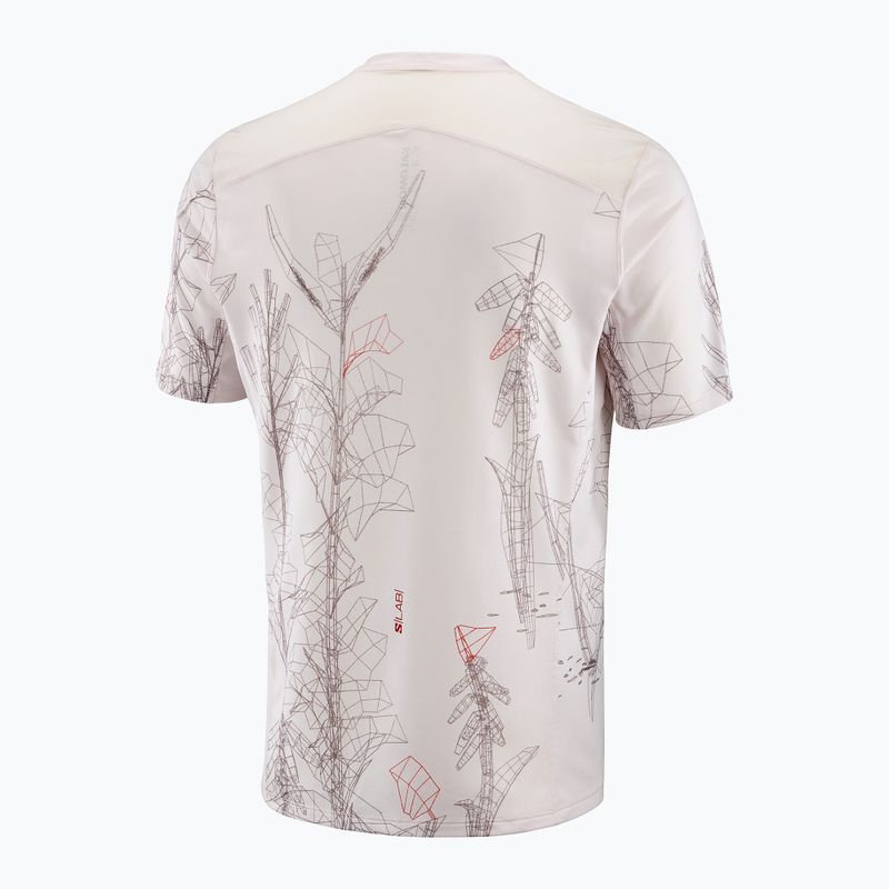 Pánske bežecké tričko Salomon S/Lab Ultra Tee Aop lilac ash 5