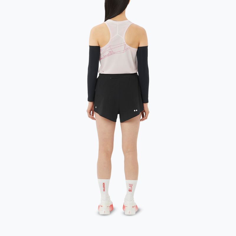 Dámske bežecké šortky Salomon Sense SPLT 3" deep black 2