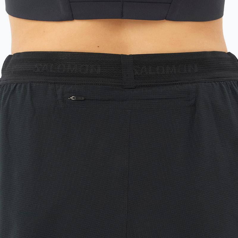 Dámske bežecké šortky Salomon Sense SPLT 3" deep black 5