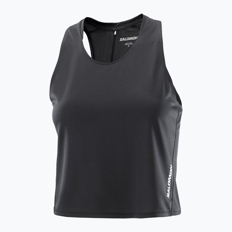 Dámske bežecké tričko Salomon Sense Aero Short Tank deep black 4