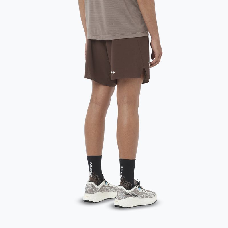 Pánske bežecké šortky Salomon Sense Aero 7" coffee bean 2
