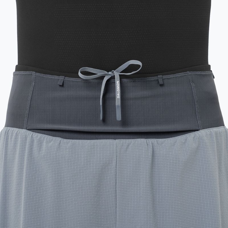 Pánske bežecké šortky Salomon Sense Aero 2IN1 5" trade winds 3