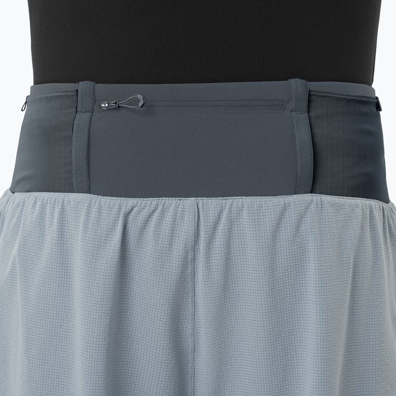 Pánske bežecké šortky Salomon Sense Aero 2IN1 5" trade winds 4